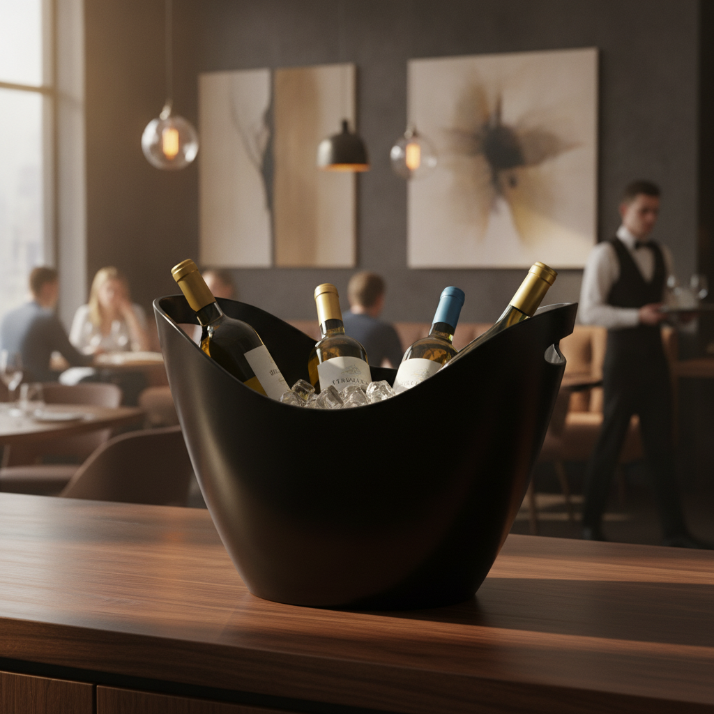 Plastic Wine Cooler 8L for Serving Drinks at Gatherings
