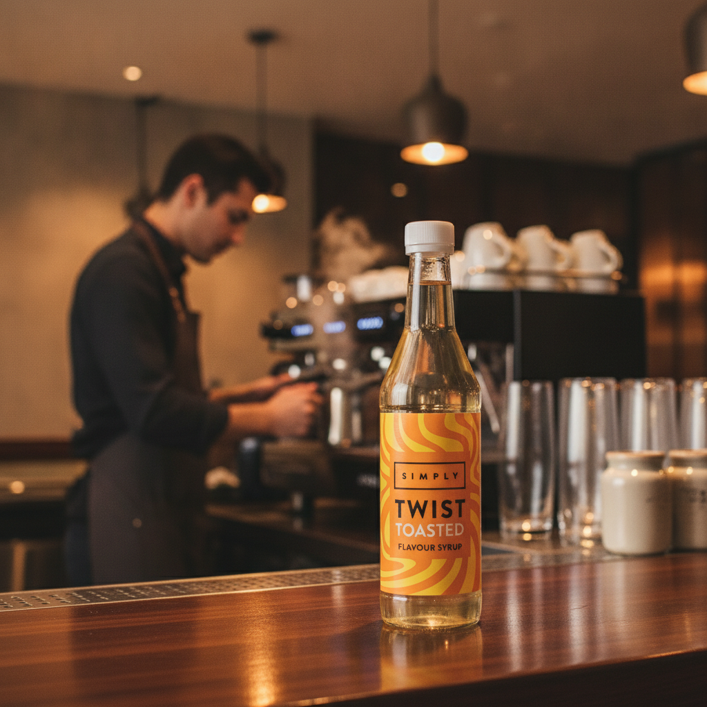 Toasted Flavour Syrup 485ml for Beverage Preparation