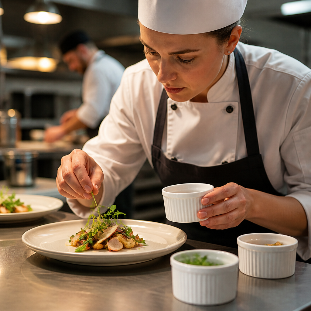 Alumina Ramekin 110ml Vitrified Ceramic for Catering Kitchens