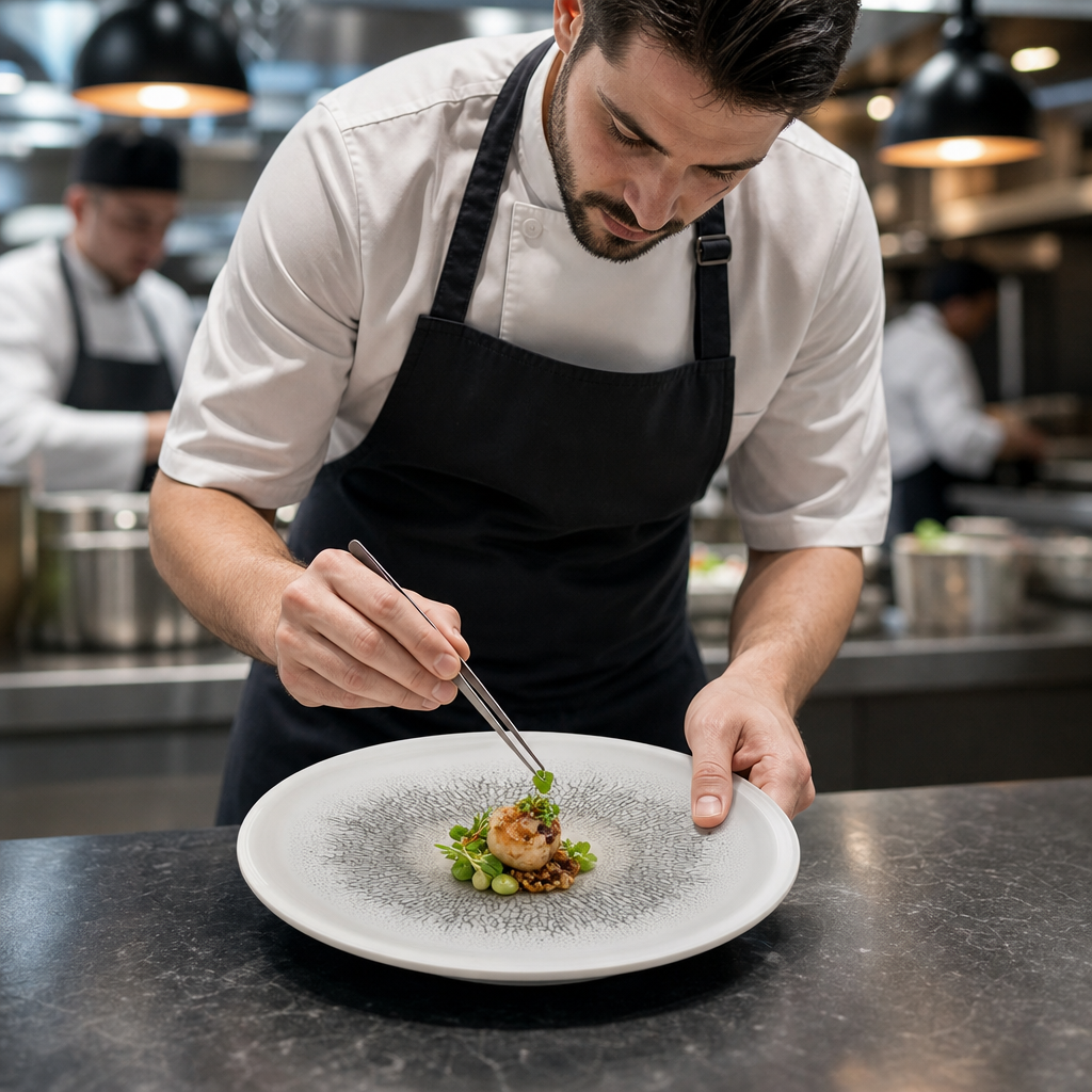Finest Vitrified Walled Plates 260mm Ceramic for Catering & Hospitality (Pack of 6)