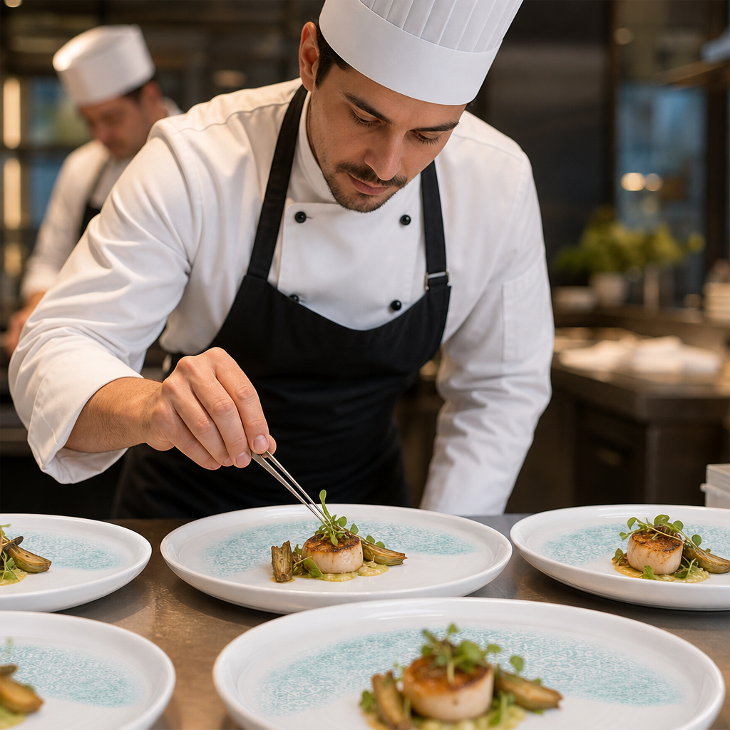Finest Vitrified Walled Plates 260mm Vitrified Ceramic for Catering & Hospitality (Pack of 6)