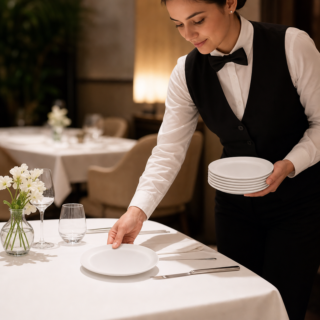 Album Trays 125mm White Fine China for Upscale Dining (Pack of 12)