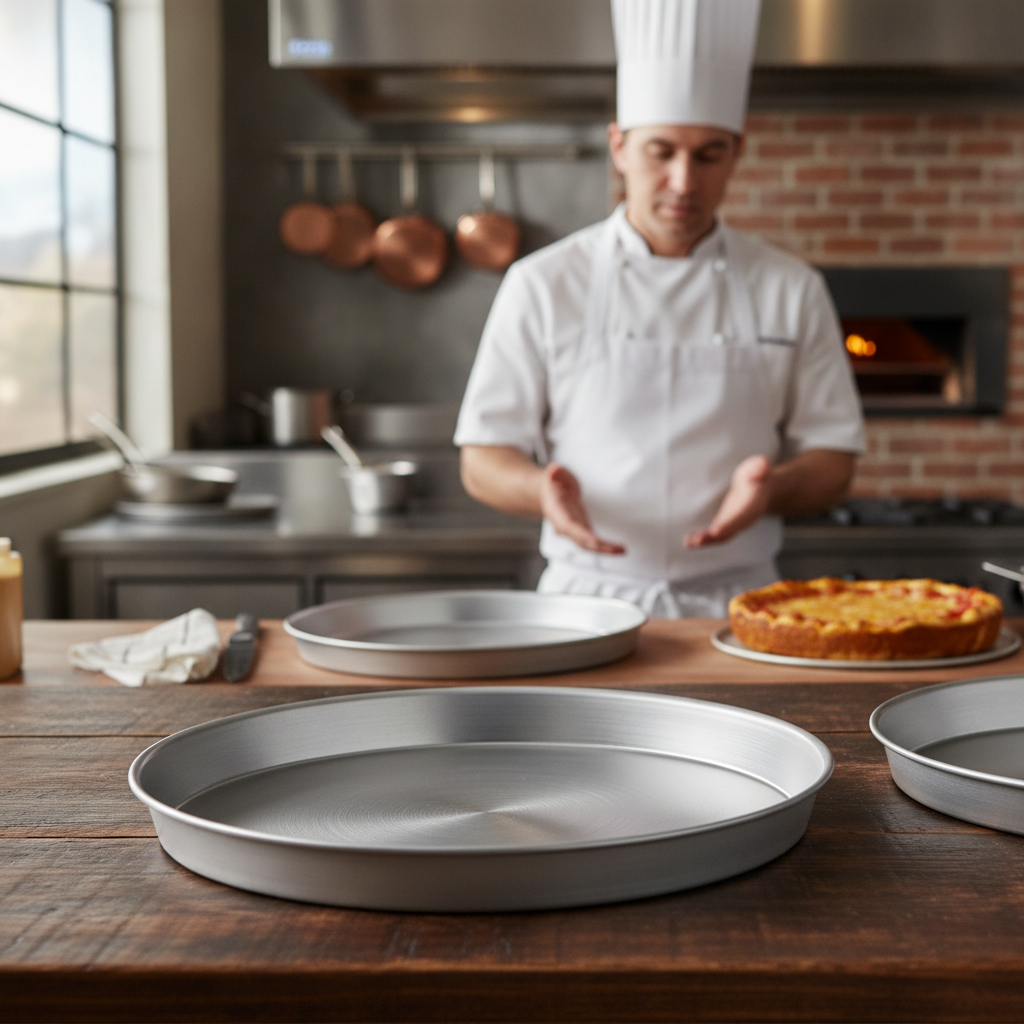 Iron Deep Dish Pizza Pan 12in for Perfect Chicago-Style Pizzas