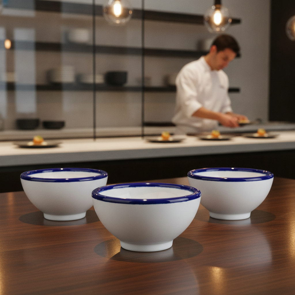 Melamine White Bowl 20ml for Buffets & Restaurants (Single)