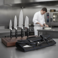 Japanese VG-10 Stainless Steel Knife Set for Professional Chefs (Pack of 4)