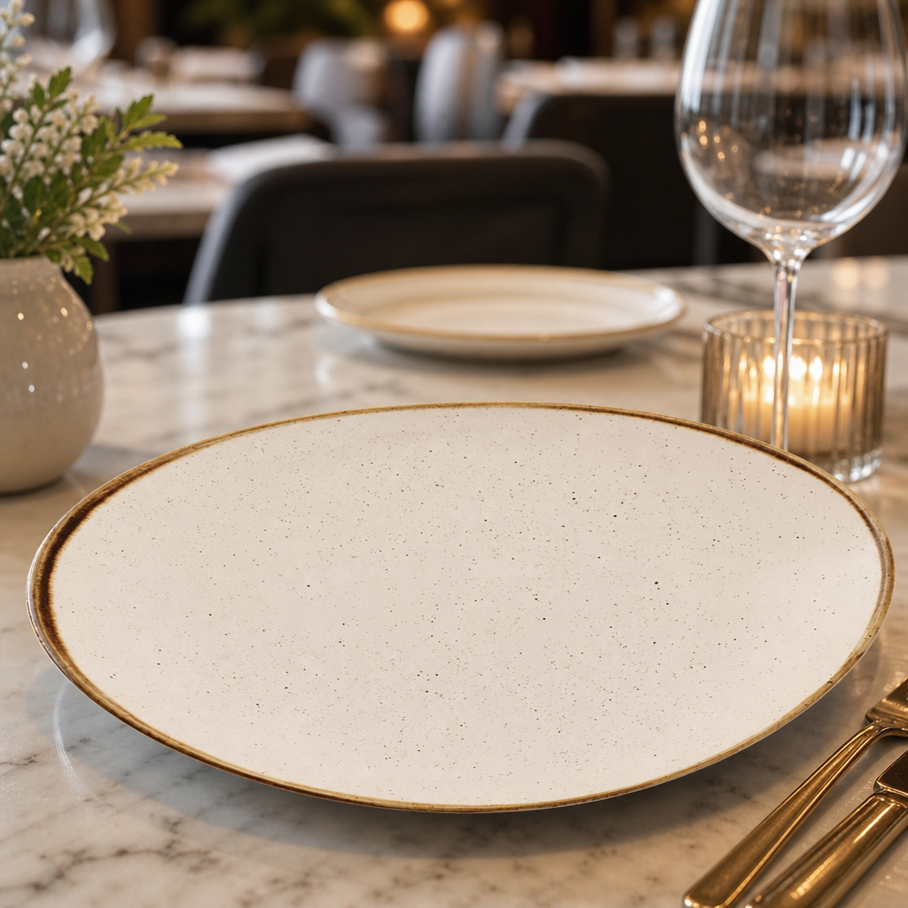 Oval Coupe Plates White Ceramic for Elegant Dining (Pack of 12)
