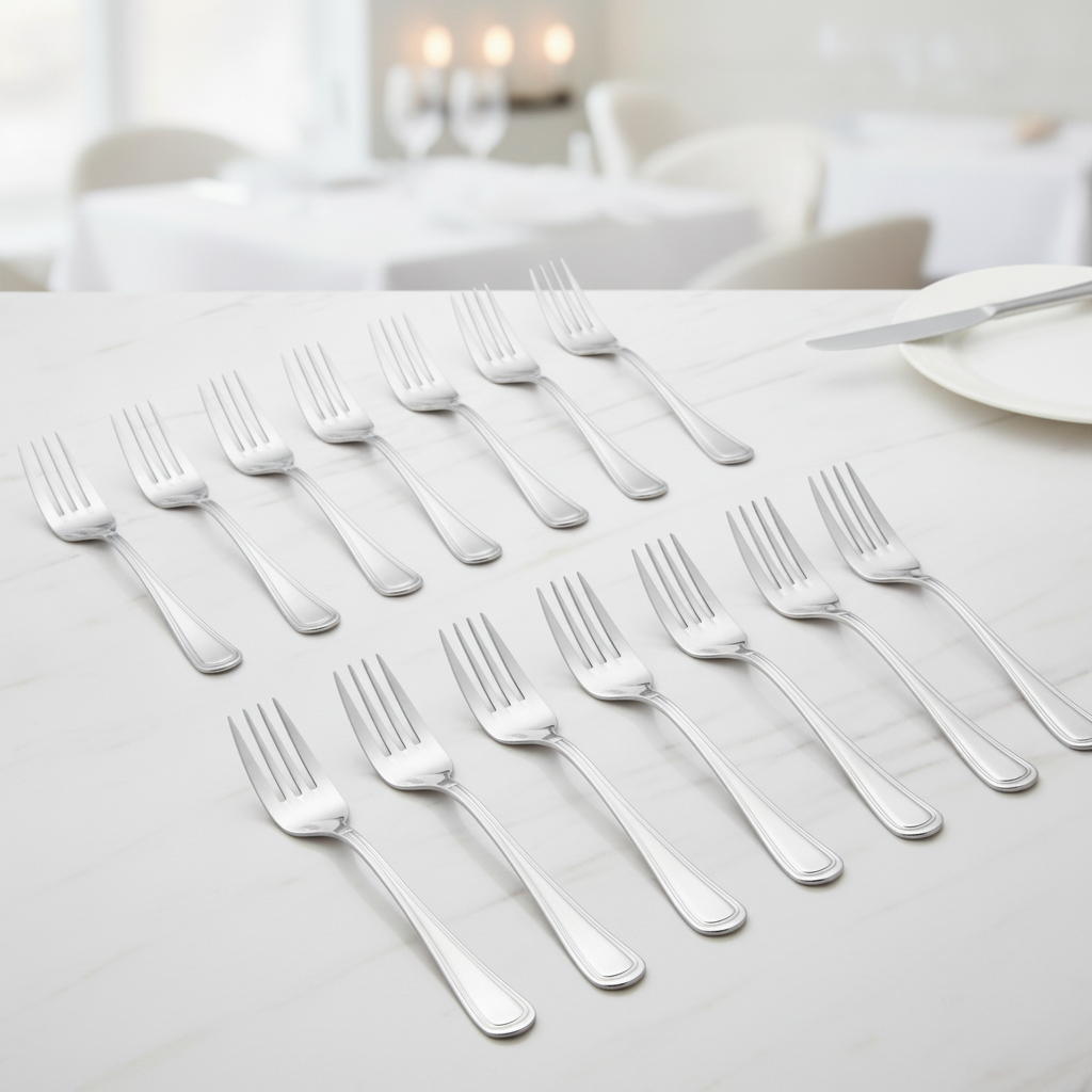 18/10 Stainless Steel Fish Forks for Dining (Pack of 12)