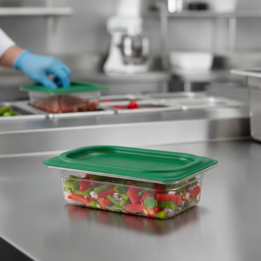 Polypropylene Seal Lid for 1/9 GN Containers for Food Safety