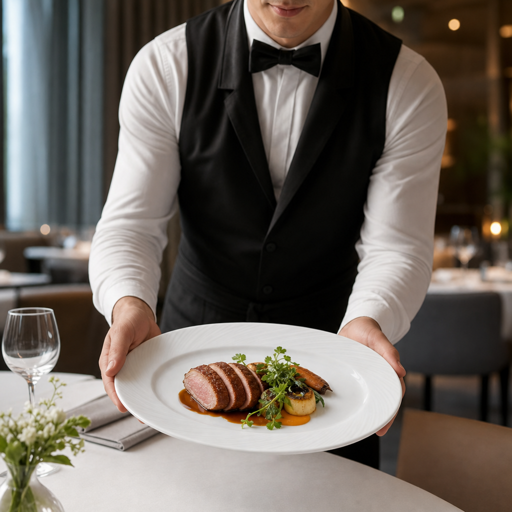 Oval Plates 280mm Porcelain for Fine Dining (Pack of 12)