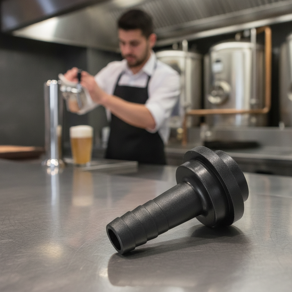 Plastic Hose Tail 9mm BSP for Efficient Beer Dispensing