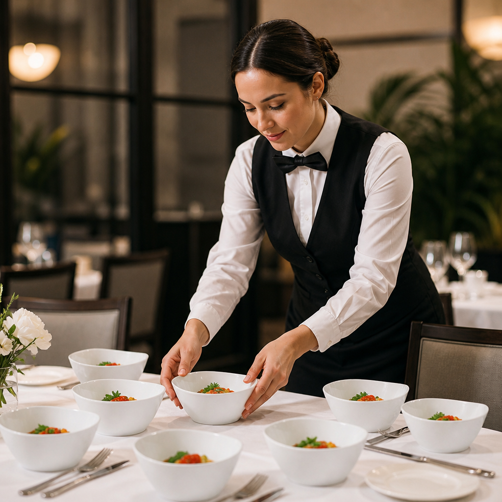 Square Bowls 511ml Porcelain for Event Dining (Pack of 12)