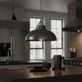 Iron Pewter Old Factory Pendant Light 305mm for Stylish Interiors