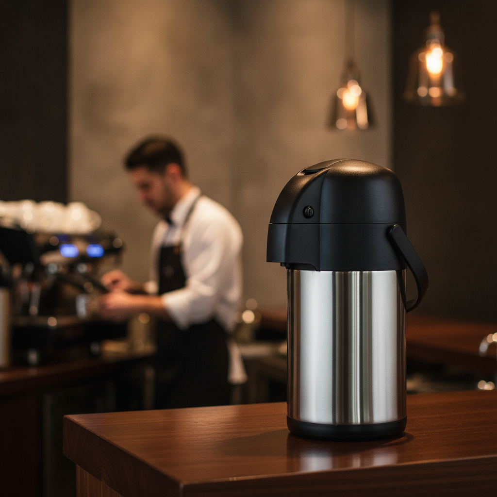 Stainless Steel Lever Action Airpot 2.5L for Meetings & Events