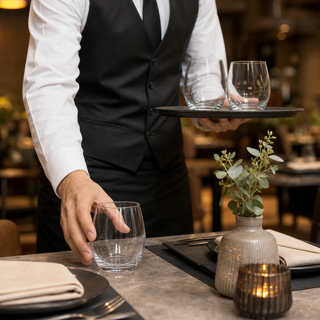 Glass Water Tumblers 390ml for Trendy Table Settings (Pack of 24)