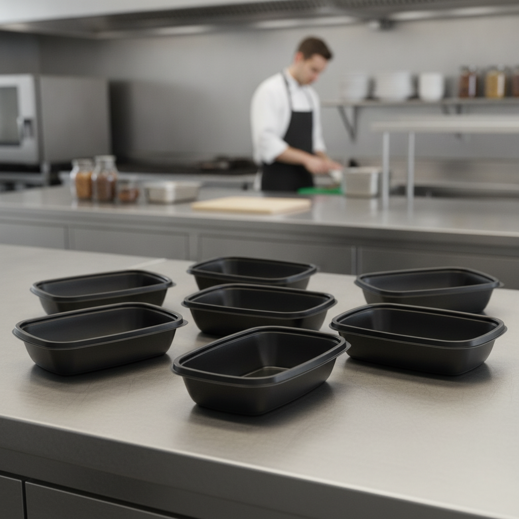 Polypropylene Small Rectangular Food Containers 500ml for Takeaway Services (Pack of 300)