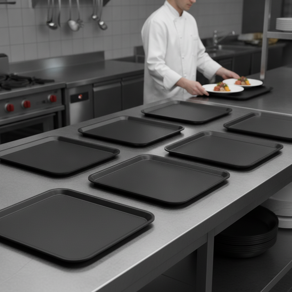Laminate Non-Slip Tray 360x460mm for Commercial Use (Pack of 24)