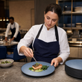 Round Plates 203mm Teal Melamine for Foodservice Occasions (Pack of 24)