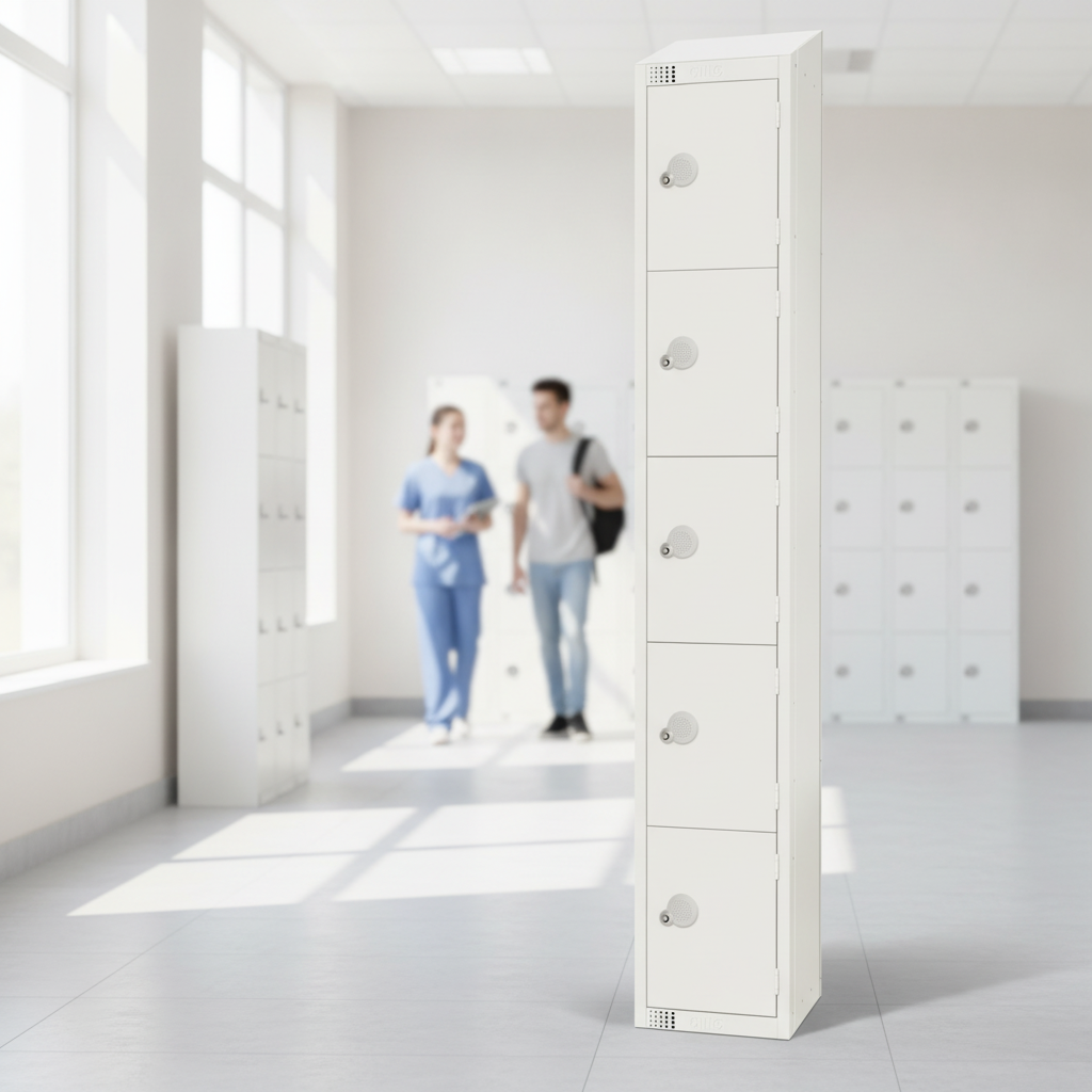 Powder Coated Steel Lockers 300mm Deep for Health & Education