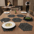 Silicone Grey Trivet 178mm for Dining Tables (Pack of 6)