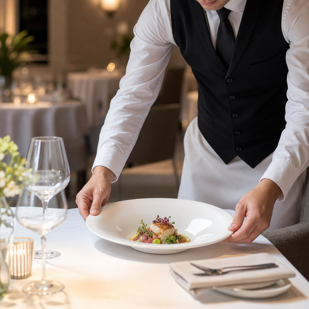 Wide Rim Bowls 300mm Bone China for Fine Dining (Pack of 6)