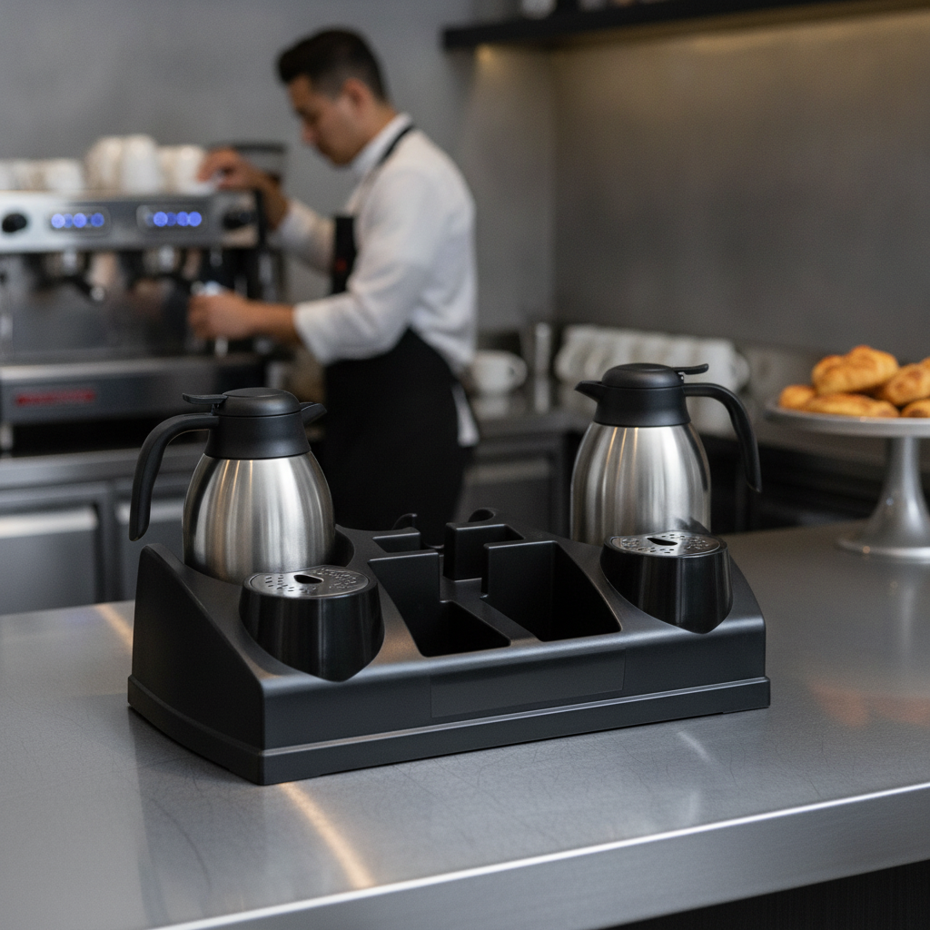 Plastic Airpot Station 615x325mm for Fresh Coffee Service
