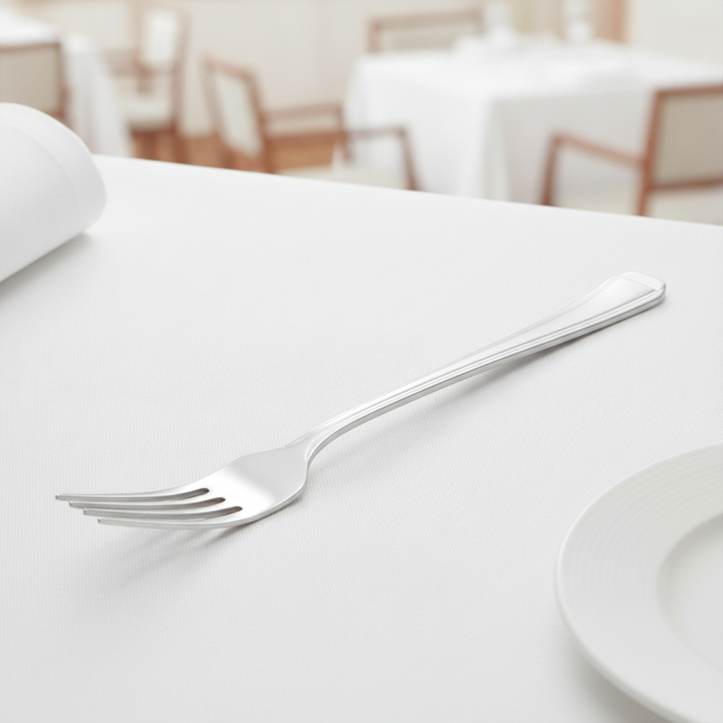 18/10 Stainless Steel Table Fork 205mm for Restaurants (Pack of 12)