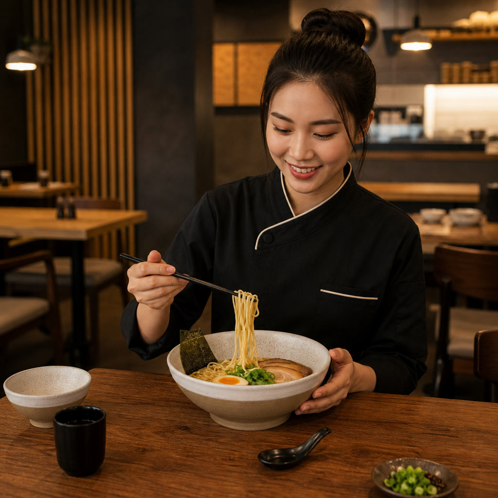 Ramen Bowls 200mm Vitrified Stoneware for Stylish Dining (Pack of 6)