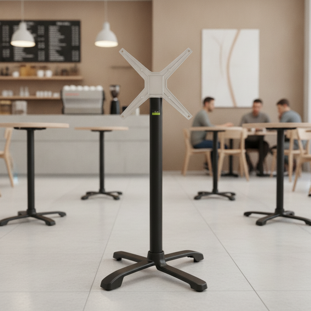 Aluminium Bar Height Table Base 1035mm for Restaurants & Cafés