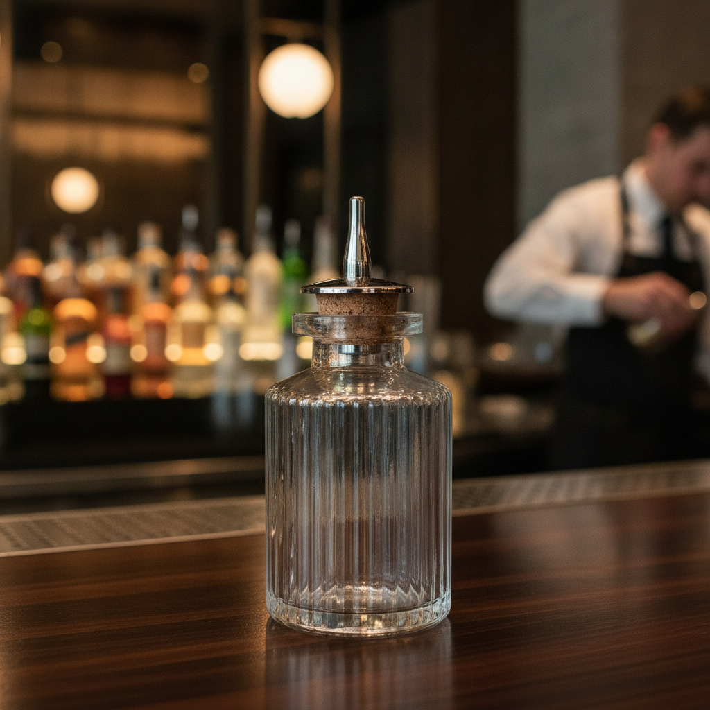 Stainless Steel Vintage-Inspired Spout 43mm for Bitters Bottles