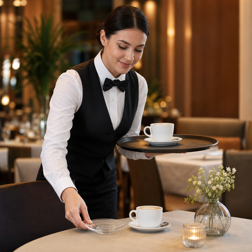 Crystal Universal Saucers 125mm Glass for Coffee Service (Pack of 12)