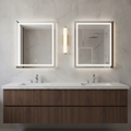 Plastic Brass Wall Light for Modern Bathrooms