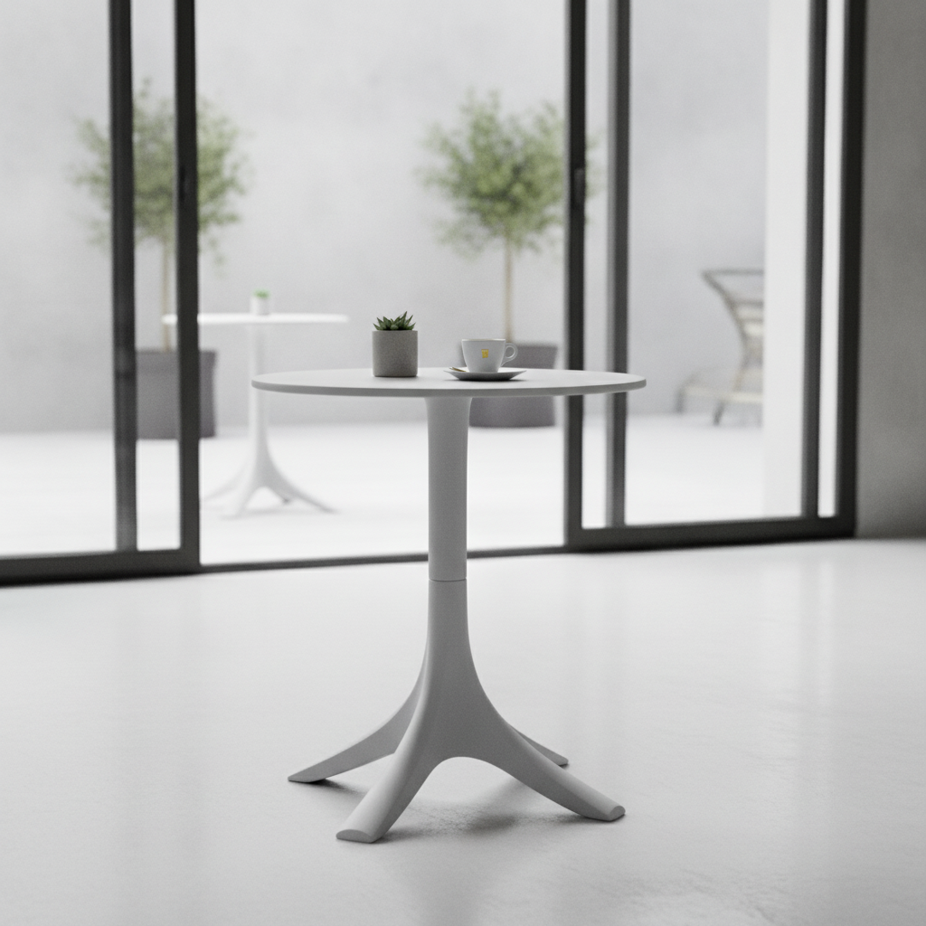 Polypropylene Round Café Table 600mm for Indoor & Outdoor Use