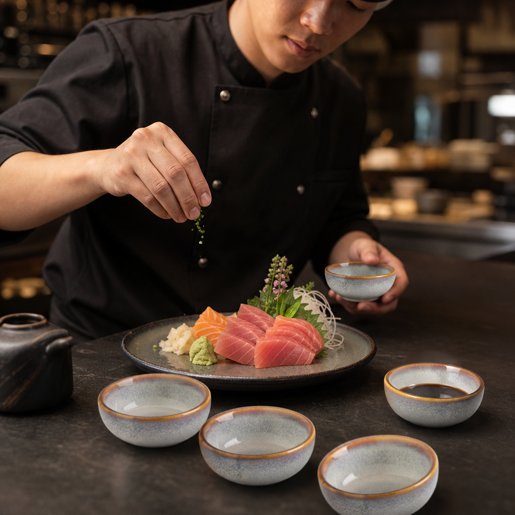 Drift Plain Dipping Dishes 39ml Porcelain for Restaurants (Pack of 8)