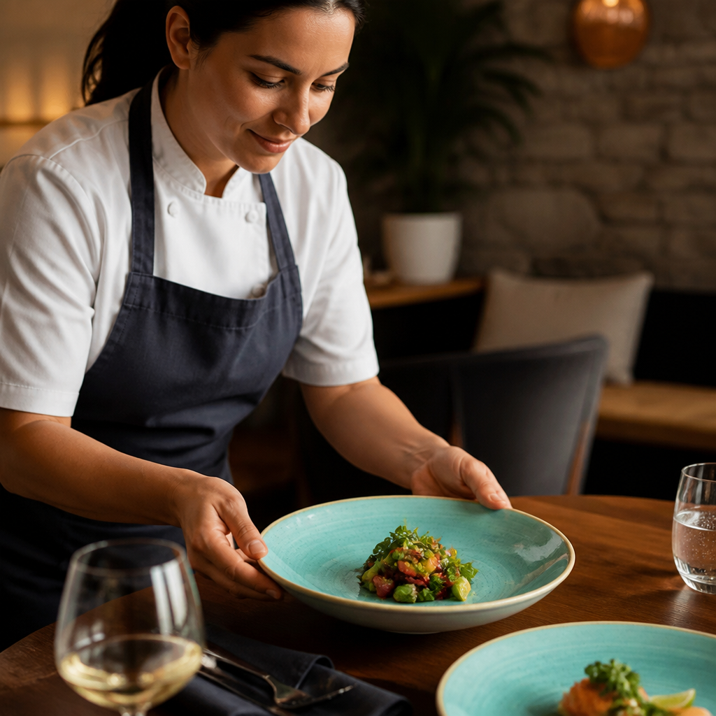 Coupe Plates 217mm Vitrified Ceramic for Dining Experiences (Pack of 12)