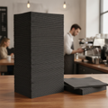 Recyclable Black Lunch Napkins 33x33cm for Bars & Cafés (Pack of 2000)