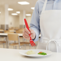 Polypropylene Red Forks for Schools & Institutions (Pack of 12)