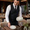 Alumina Saucers 125mm Vitrified Ceramic for Hospitality (Pack of 12)
