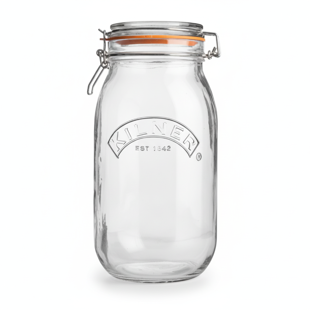 Glass Clip Top Preserve Jar 1500ml for Home & Professional Kitchens