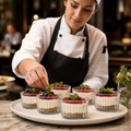 Tempered Glass Dessert Dish 160ml for Serving Desserts (Pack of 6)