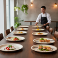 Palm Leaf Round Plates 250mm for Catering & Events (Pack of 100)