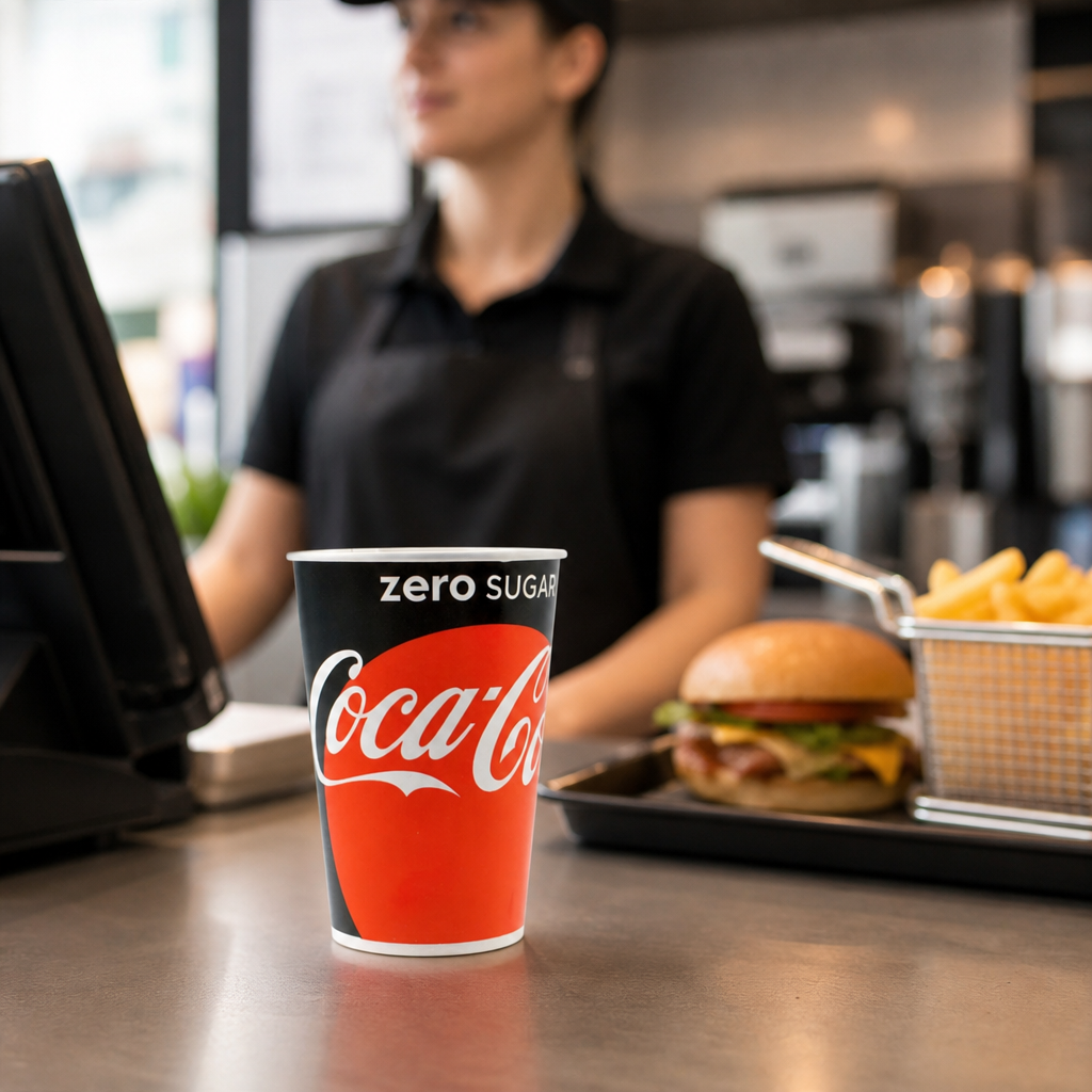PEFC Certified Paper Cold Cups 12oz for Restaurants & Events (Pack of 1900)