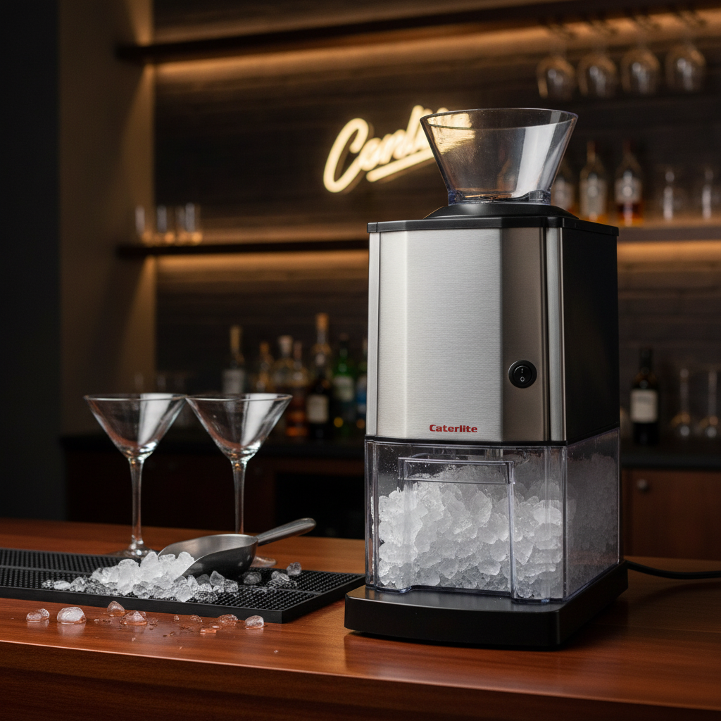 Stainless Steel Ice Crusher 3L for Bars & Pubs