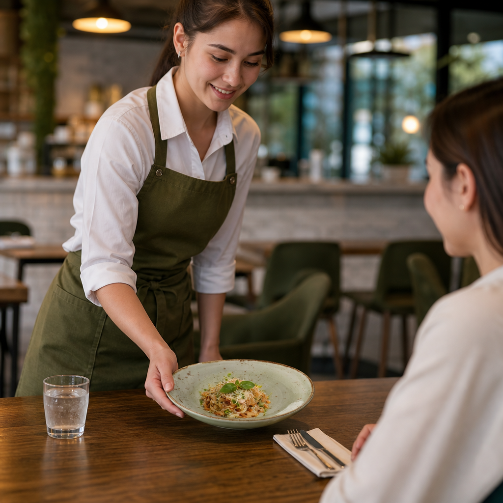 Plates 155mm Green Porcelain for Casual Cafés & Restaurants (Pack of 12)