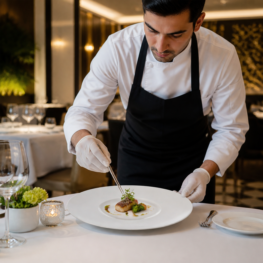 Medium Rim Plates 286mm Porcelain for Fine Dining (Pack of 6)