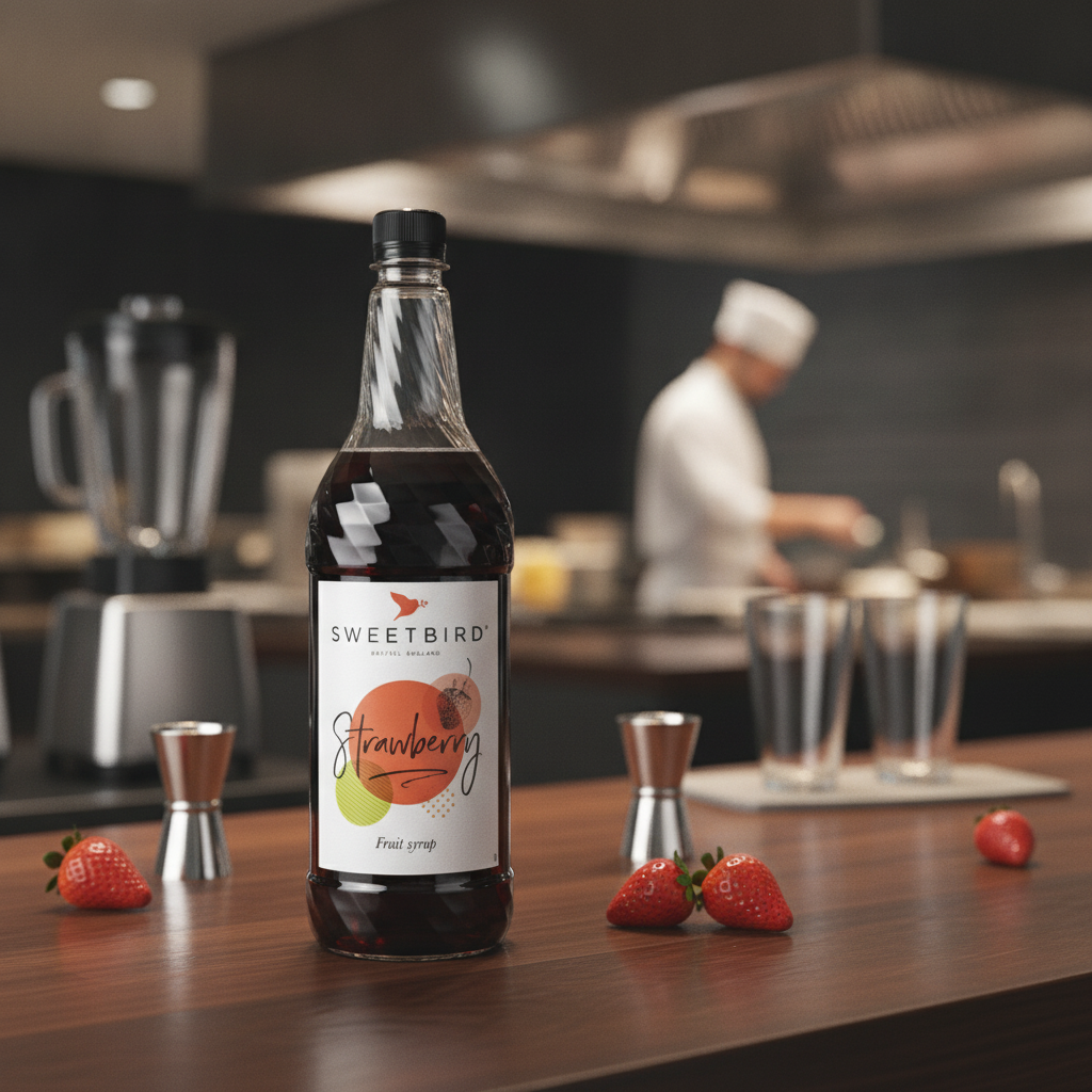 Strawberry Syrup 1L for Milkshakes & Smoothies