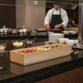 Oak Wood GN 2/4 Wooden Box for Buffet Stations