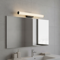 Plastic Black Wall Light 500mm for Bathroom Use