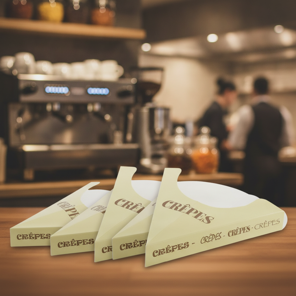 Cardboard Crepe Holders for Serving Delicious Creations (Pack of 500)