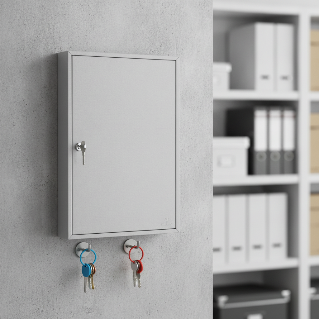 Steel Key Locking Cabinet for Secure Key Storage (Pack of 1)