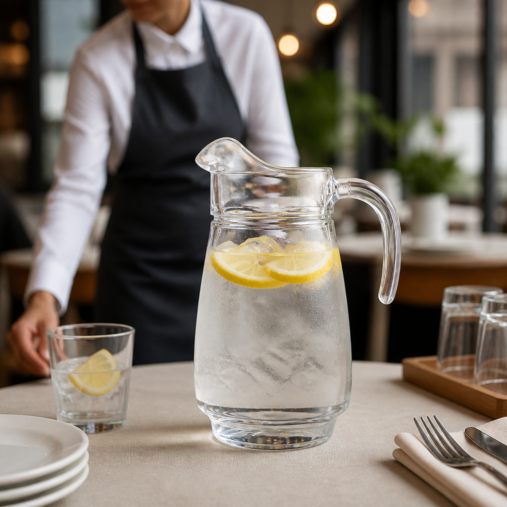 Durable Glass Jug 2.3L for Bars & Cafés (Pack of 6)